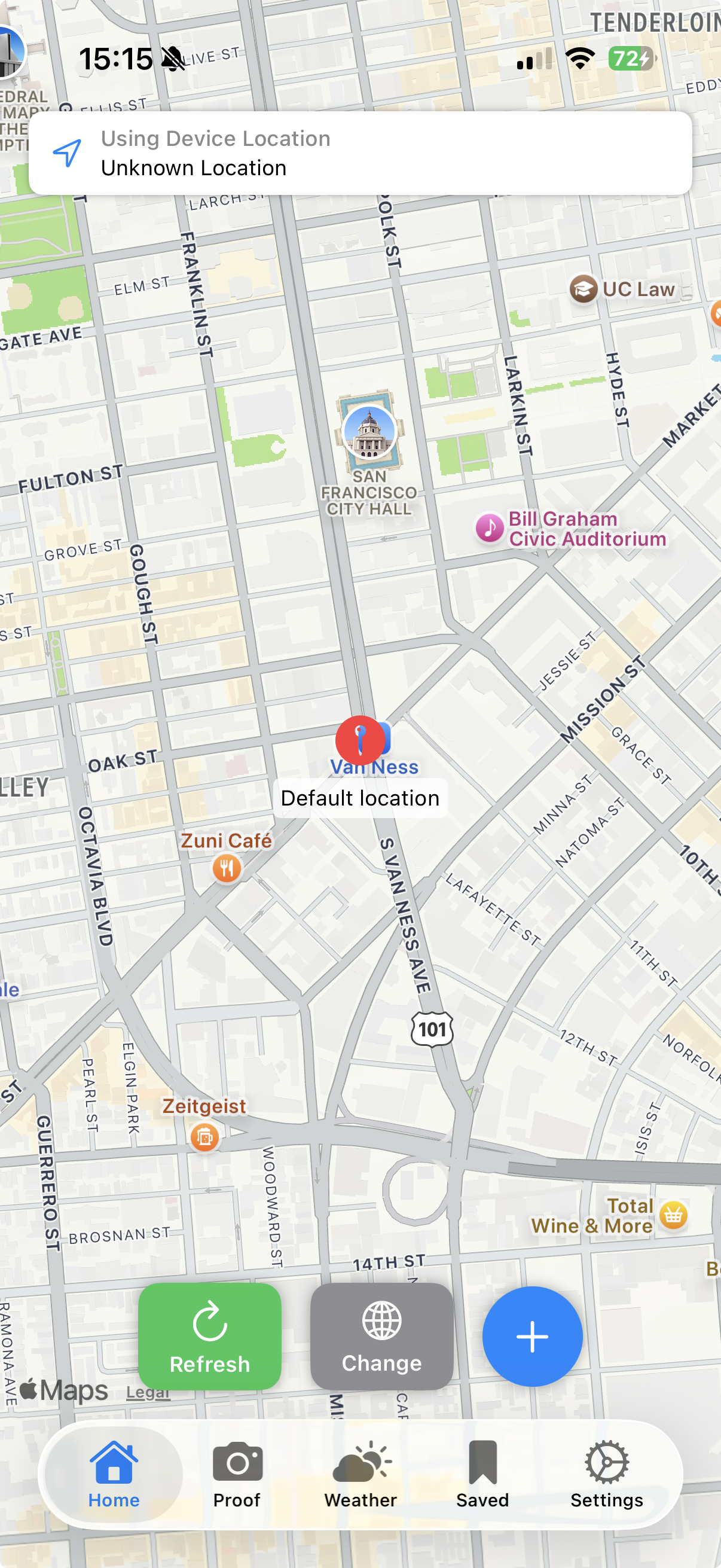 Location Changer App Screenshot